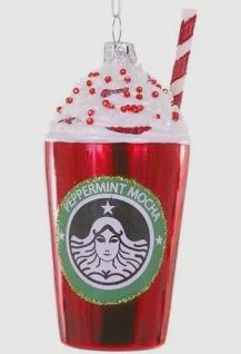 PEPPERMINT MOCHA ORNAMENT