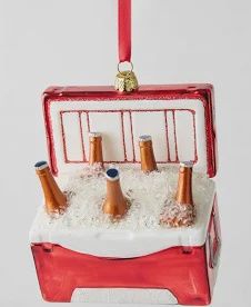COOLER OF BEER ORNAMENT