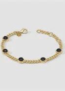 DOLCE DELICATE BRACELET OBSIDIAN BLACK