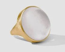 SOLARA STATEMENT RING CLEAR CRYSTAL 7