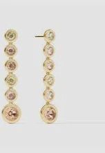RAINBOW TIER EARRING CHAMPAGNE RADIANCE