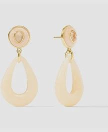CARNABY STATEMENT EARRING IVORY