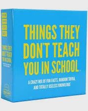 GAME - THINGS THEY DON&#39;T TEACH YOU IN SCHOOL
