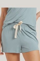 GOODNIGHT SLEEP SHORTS MINERAL BLUE XS