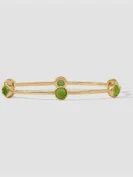 MILANO LUXE BANGLE PALMETTO GREEN LARGE
