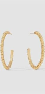 COLETTE BEAD HOOP MEDIUM