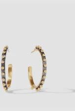 SOHO MIXED METAL HOOP MEDIUM