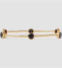 MILANO BANGLE OBSIDIAN BLACK  LARGE