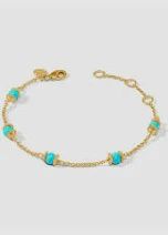 HYDRA DELICATE BRACELET TURQUOISE BLUE
