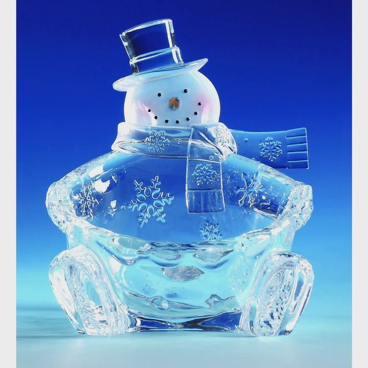 SNOWMAN CANDY BOWL