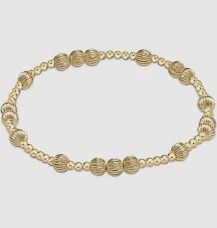 HOPE UNWRITTEN DIGNITY 5MM GOLD BEAD BRACELET