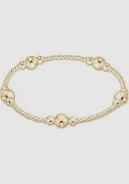 PURPOSE GOLD 6MM GOLD BEAD BRACELET