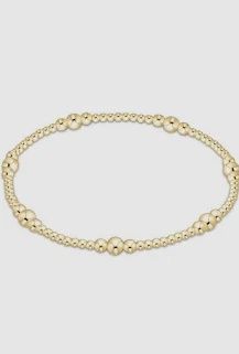 PURPOSE GOLD 4MM GOLD BEAD BRACELET
