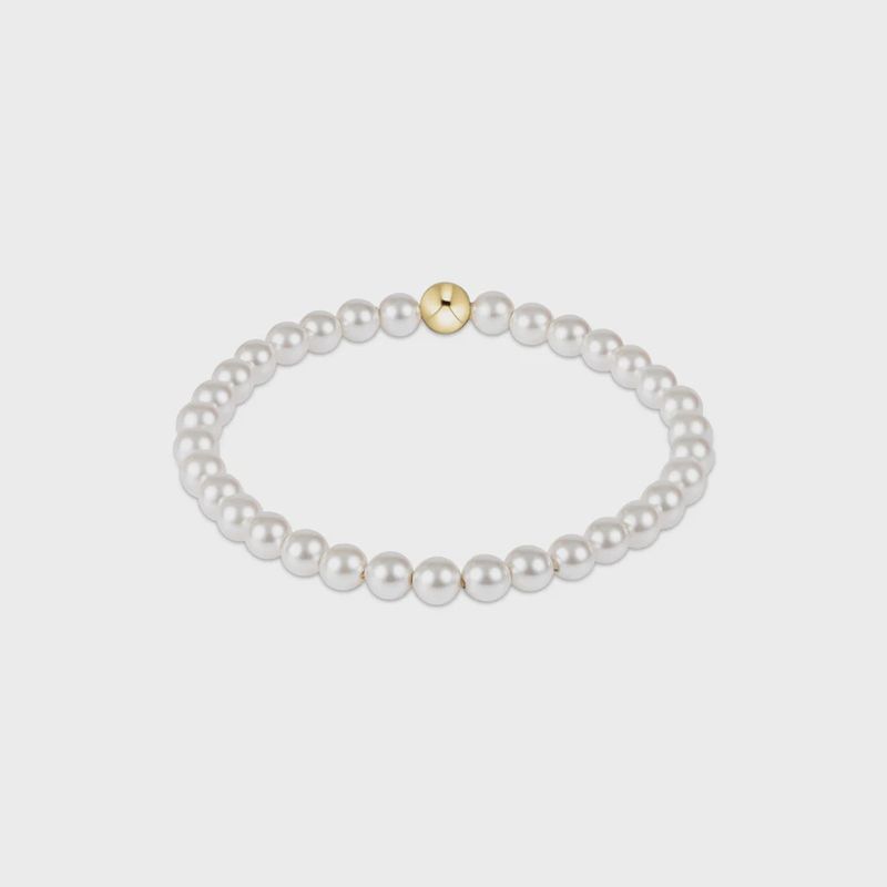 CLASSIC PEARL 4MM BEAD BRACELET