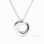 SOLARA SILVER SPIRAL PENDANT NECKLACE