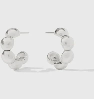 SOLARA NOVA SILVER HOOP LARGE