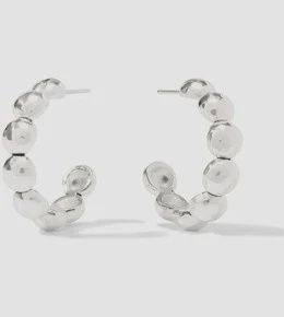 SOLARA NOVA SILVER HOOP MEDIUM