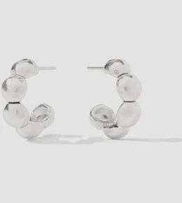 SOLARA NOVA SILVER HOOP SMALL