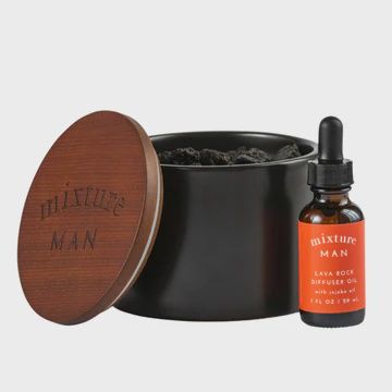 SANDALWOOD &amp; AMBER MIXTURE MAN LAVA ROCK DIFFUSER