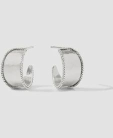 SAVOY SILVER HOOP SMALL