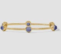 MILANO LUXE BANGLE TANZANITE BLUE LARGE