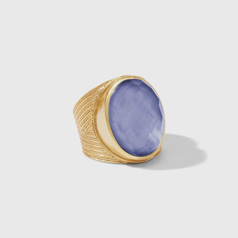 VERONA STATEMENT RING TANZANITE BLUE 7