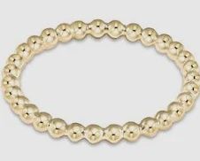 CLASSIC GOLD 3 MM BEAD RING 8