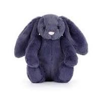 BASHFUL CHRISTMAS BUNNY BLUE
