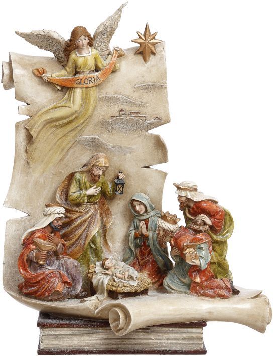 NATIVITY SCROLL 17.5"