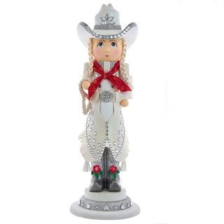 18" NUTCRACKER RHINESTONE COWGIRL