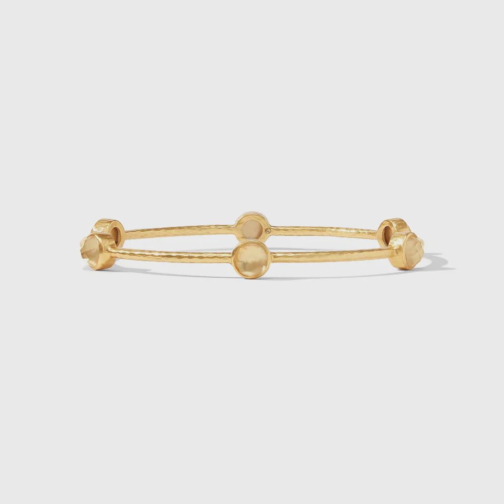 MILANO LUXE BANGLE IRIDESCENT CHAMPAGNE LARGE