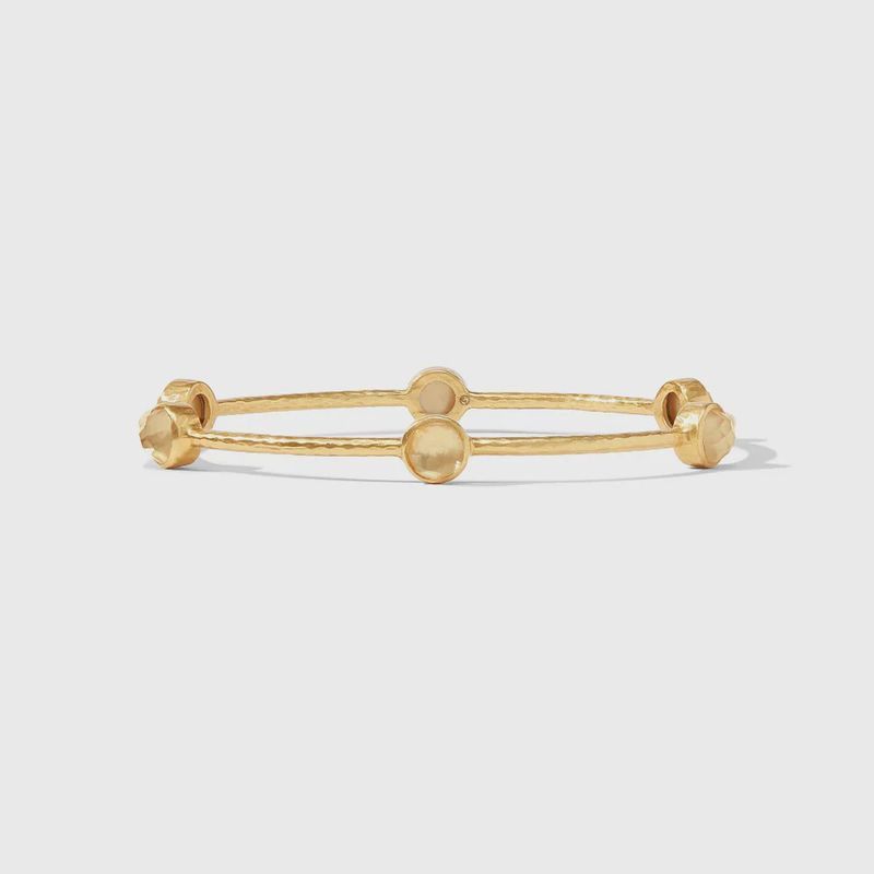 MILANO LUXE BANGLE IRIDESCENT CHAMPAGNE LARGE
