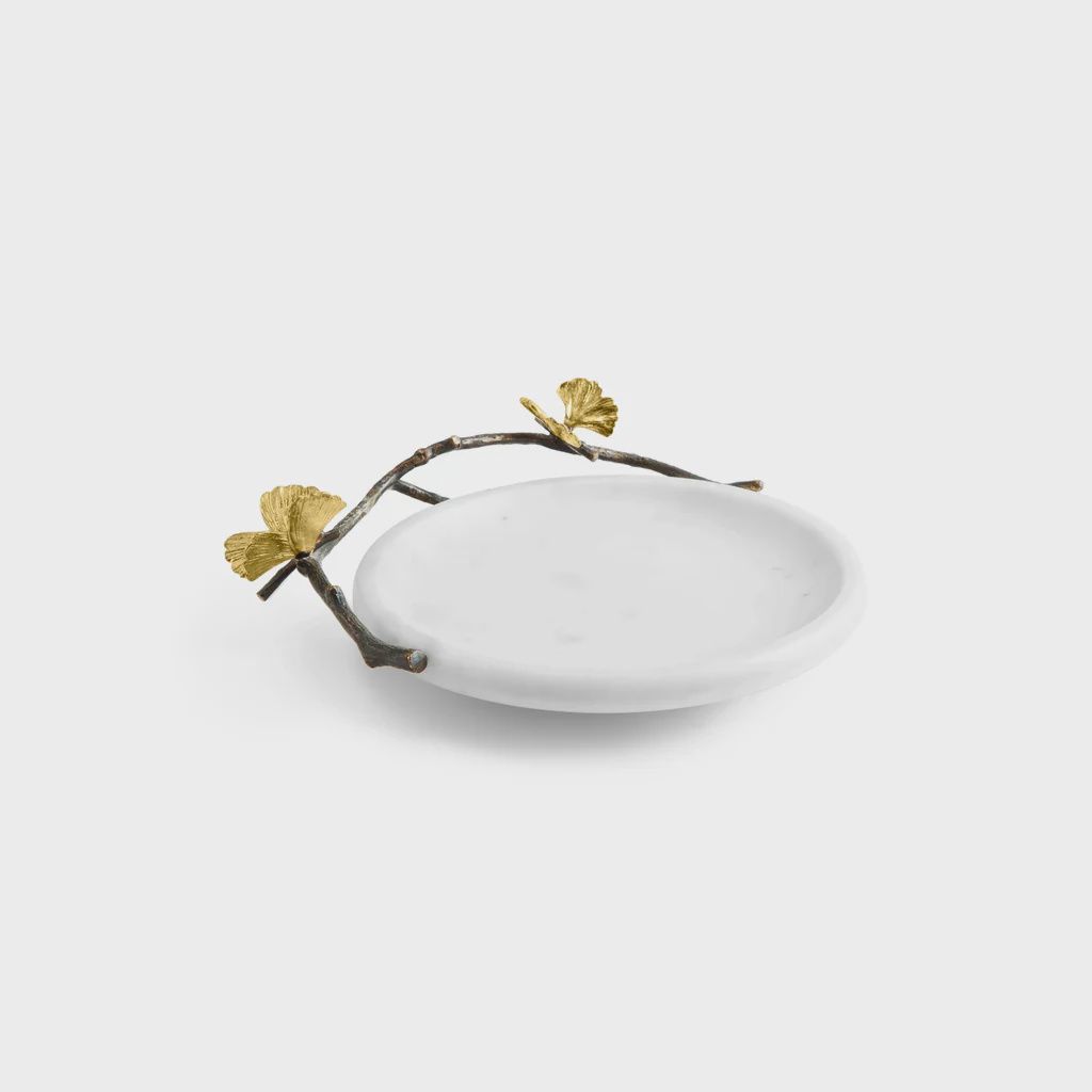 BUTTERFLY GINKGO ROUND TRINKET TRAY