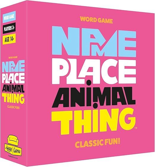 GAME NAME PLACE ANIMAL THING