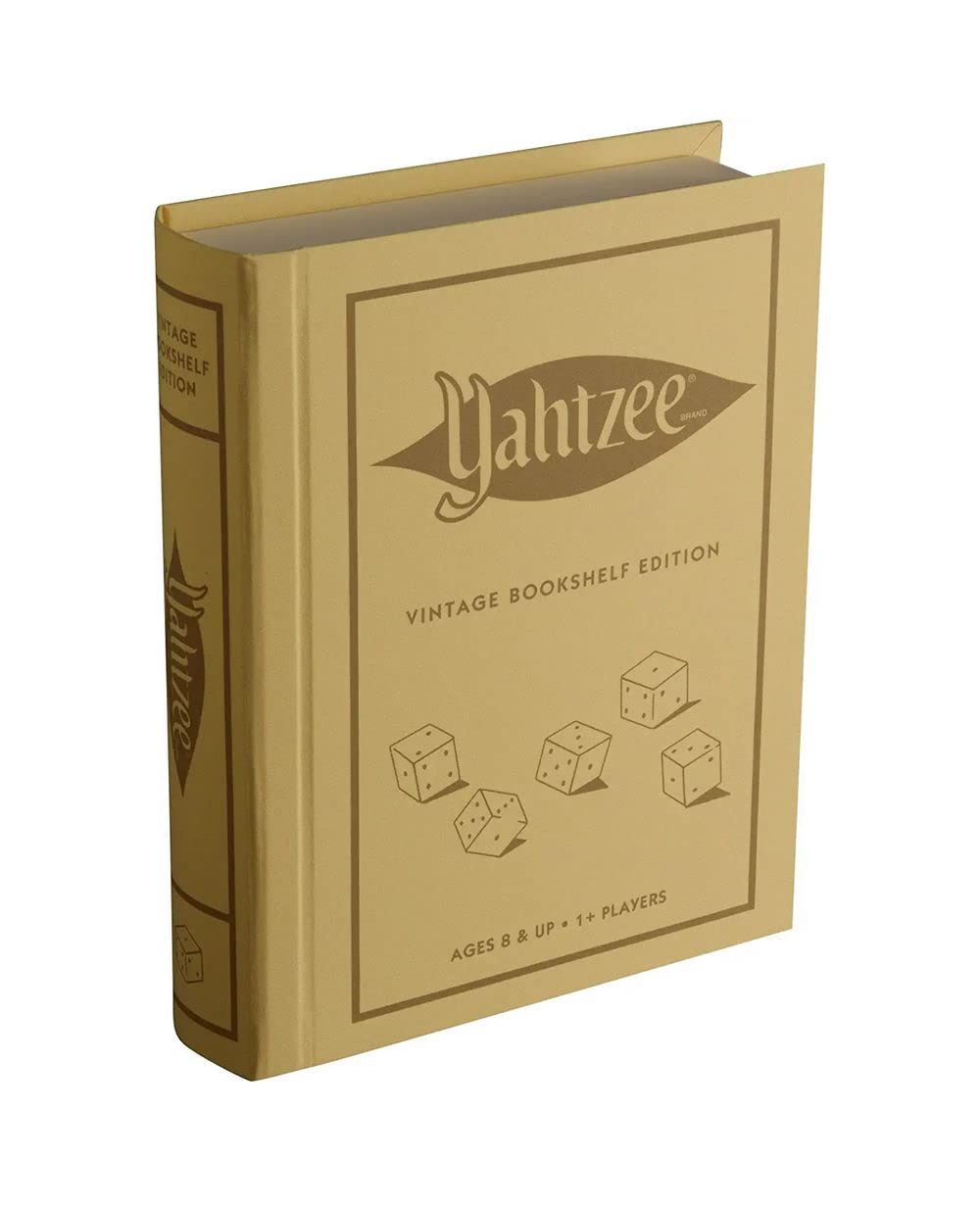 VINTAGE BOOK YAHTZEE GAME