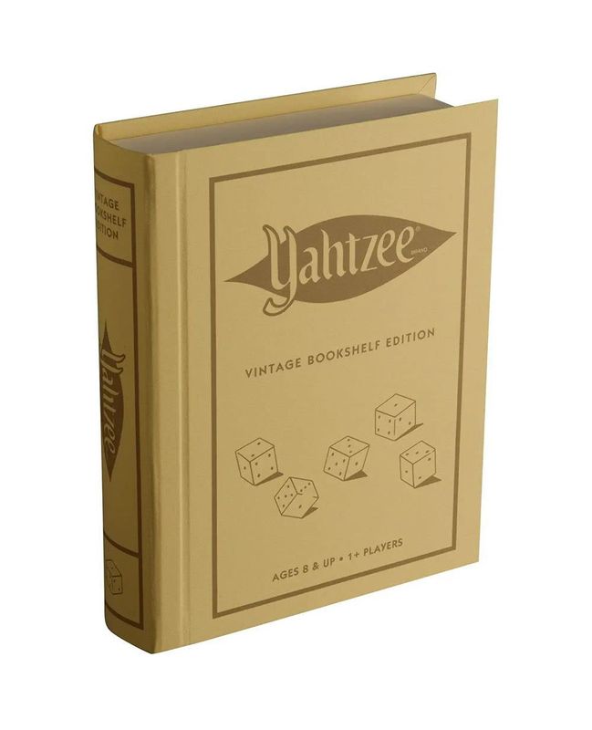 VINTAGE BOOK YAHTZEE GAME