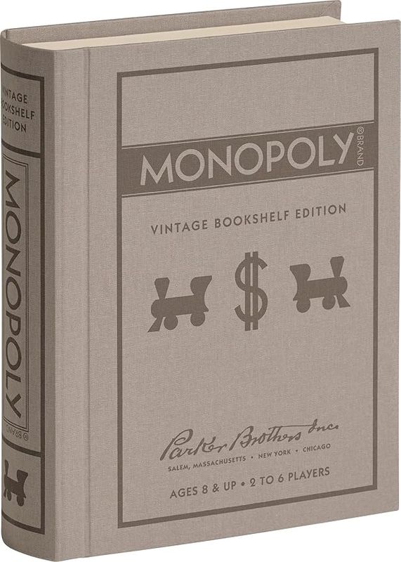 VINTAGE BOOK MONOPOLY GAME