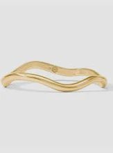 WAVE GOLD BANGLE GOLD L