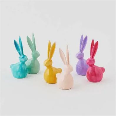 METAL BUNNY LARGE ASSORTED 12"