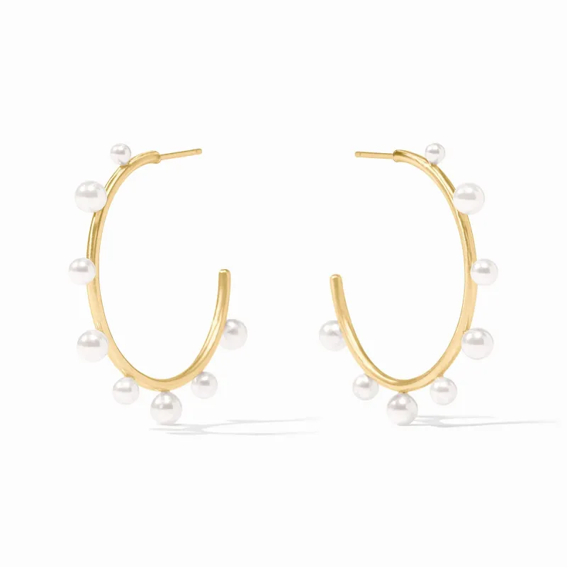 HYDRA HOOP PEARL LARGE