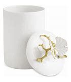BUTTERFLY GINKGO PORCELAIN CANISTER SM