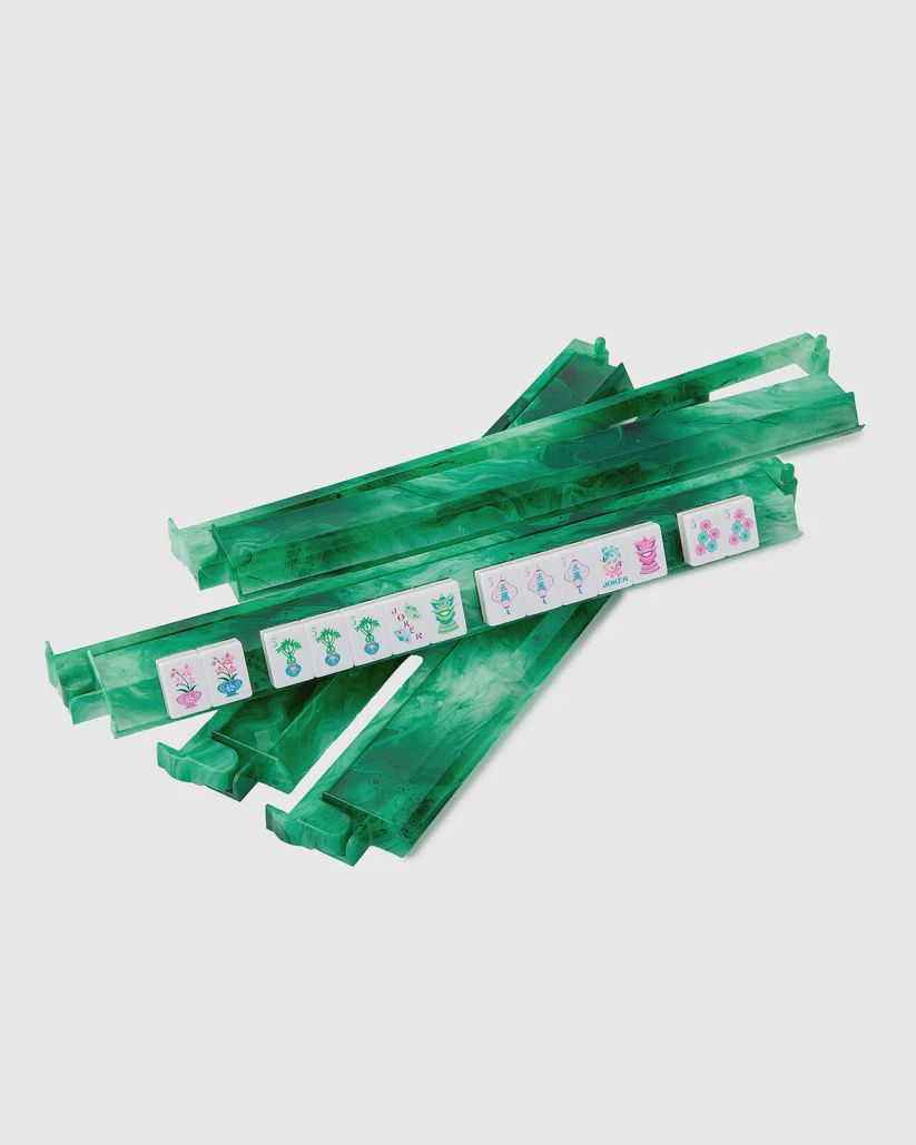 AGATE GREEN RACK &amp; PUSHER