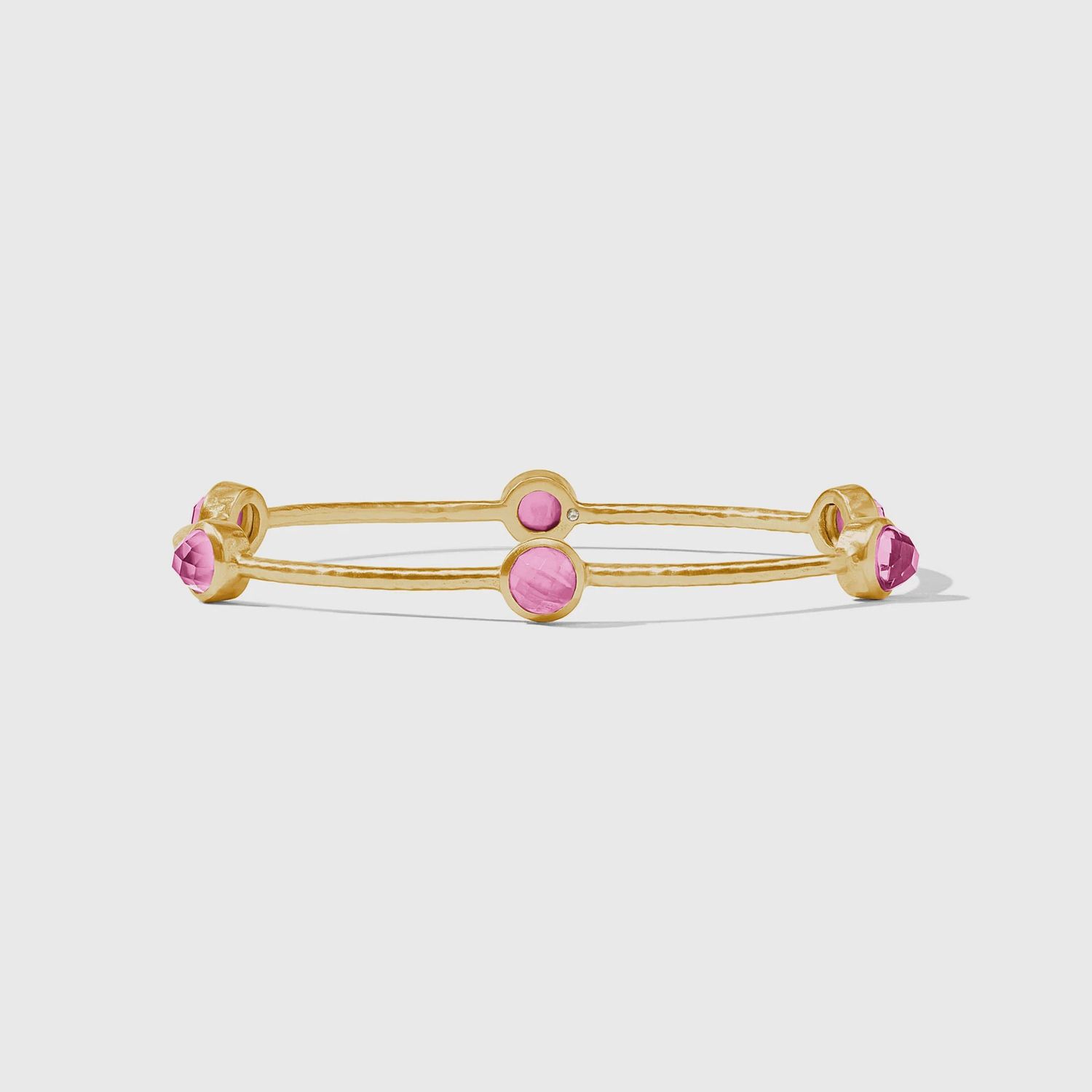 MILANO LUXE TOURMALINE PINK BANGLE MEDIUM