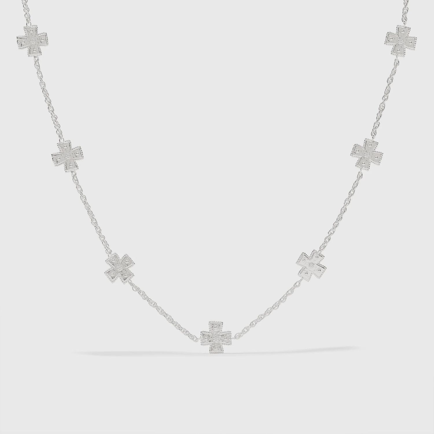 MALTA CANTERBURY DELICATE NECKLACE SILVER