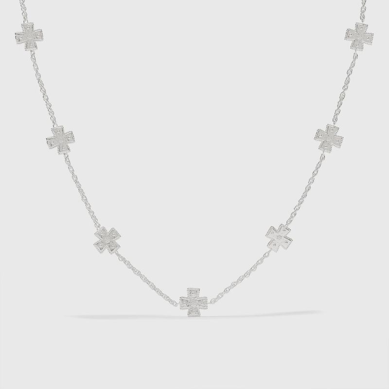 MALTA CANTERBURY DELICATE NECKLACE SILVER