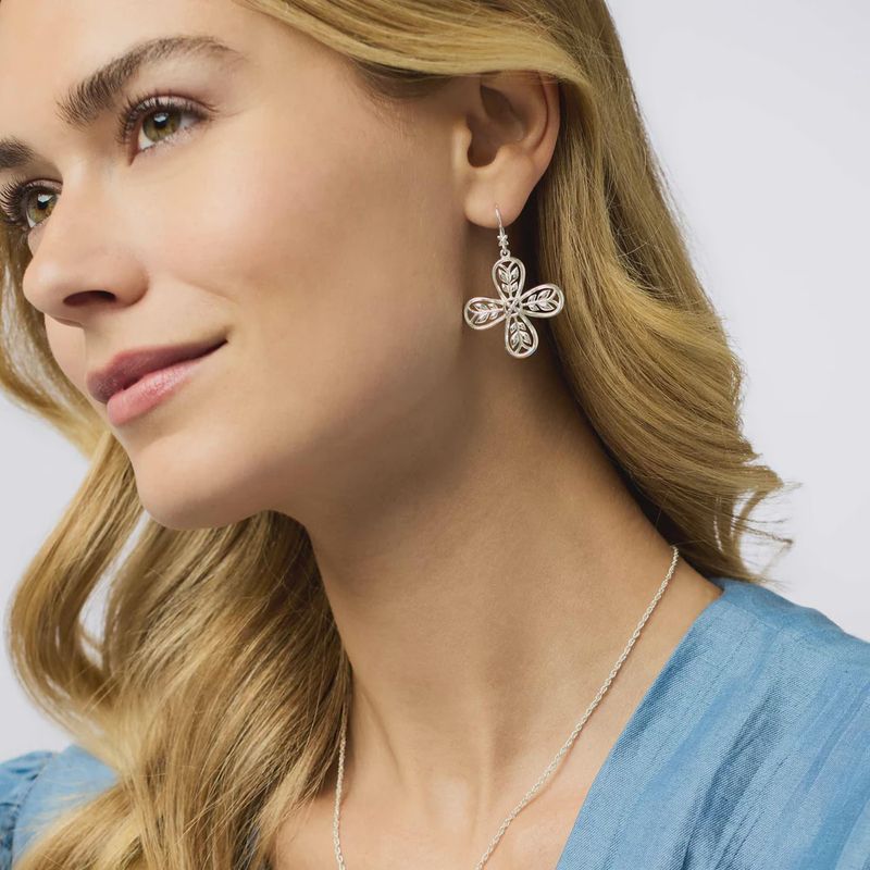 JUSTINE SILVER EARRINGS