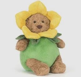 BARTHOLOMEW BEAR DAFFODIL OUTFIT W
