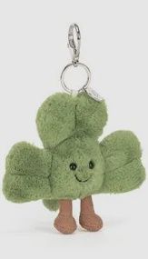 AMUSEABLES SIOFRA SHAMROCK BAG CHARM W