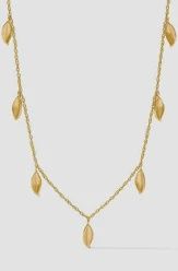 WILLOW DELICATE GOLD CHARM NECKLACE