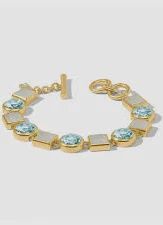 JOLIE TENNIS BRACELET AQUAMARINE BLUE